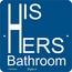 Gender Neutral Bathroom Sign - His Hers Restroom Plaque