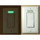 Glow In Dark Custom Light Switch Label, Small Luminescent Adhesive Sign, Identification Plate