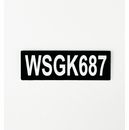 GMRS Call Sign Sticker Label Set of 3