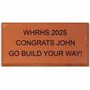 Graduation Brick with Engraved Message