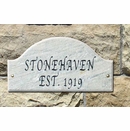 Granite Address Plaque, Established Sign, or Custom Message