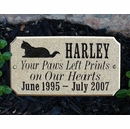 Granite Stone Cat Memorial Plaque