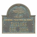 Growing Together As Family Plaque