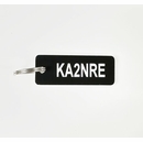 Ham Call Sign Keychain Also for GMRS, Marine, Aircraft and other Radios