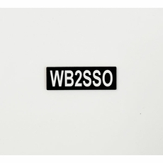 Ham Call Sign Sticker Label Set of 3 - Also for GMRS, Marine, Aircraft and other Radios