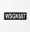 GMRS Call Sign Sticker Label Set of 3