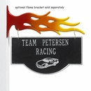 Hanging Race Car Sign - Custom Double Sided Personalized Plaque