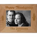 Happy Thanksgiving Personalized Custom Engraved Picture Frame