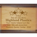 Hero Plaque - Coronavirus Recognition Thank You Plaque