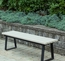 Seaside Casual Mid Century Modern HIP Outdoor Bench