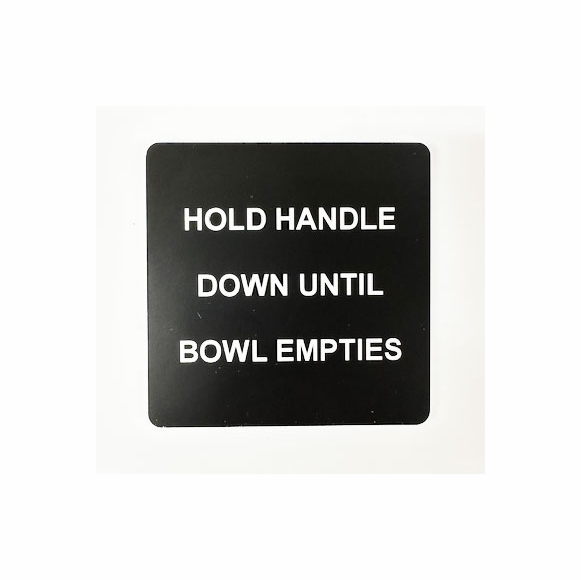 Custom Flush Sign (J0696) | Comfort House