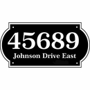 Home Address Sign With Two Lines