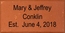 Home Est. Year Engraved Brick - Family Name Established Brick