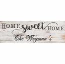 Home Sweet Home Wall Sign Personalized Gift