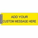 Horizontal Corridor Plaque or Hallway Information Sign - Double Sided, Optional Directional Arrow