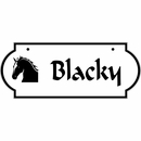 Horse Stall Name Plate