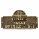 House Established Plaque With Love Birds