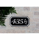 House Number Plaque With Traditional, Modern, or Designer Numbers