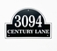 House Number Address Sign
