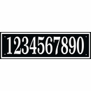 House Number Sign - Wide and Narrow Address Plaque For Up To 10 Numbers
