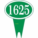 House Number Sign With Lawn Stake