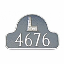 House Number Sign with Lighthouse