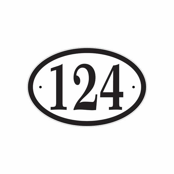 House Number Sign with Preview