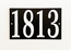 Rectangle Address Plaque | Large 4.25 Inch House Numbers