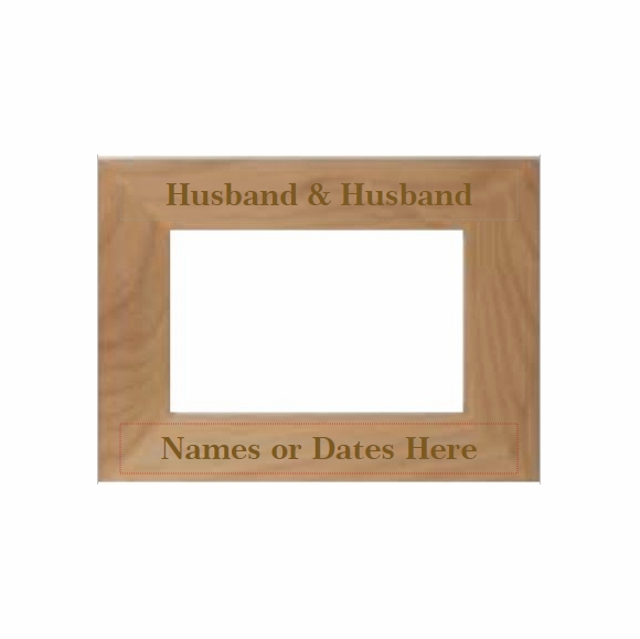 Husband and Husband Personalized Picture Frame