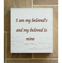 I Am My Beloved's and My Beloved is Mine Wall Box Sign Home Decor