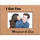 I Got You Custom Engraved Personalized Cork Picture Frame