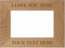 I Love You More Personalized Picture Frame