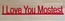 I Love You Mostest Wall Plaque