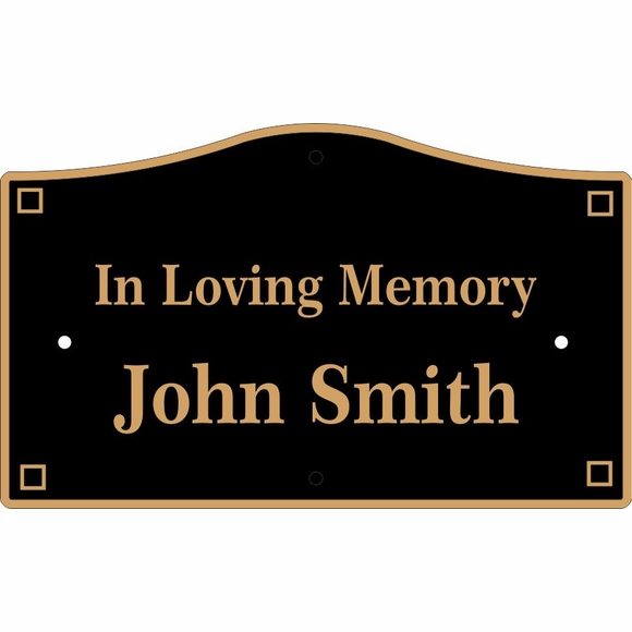 In Loving Memory Plaque With Name