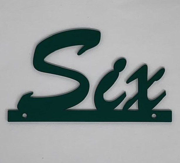 Individual Written House Number Spelled Out Word Address Numbers In