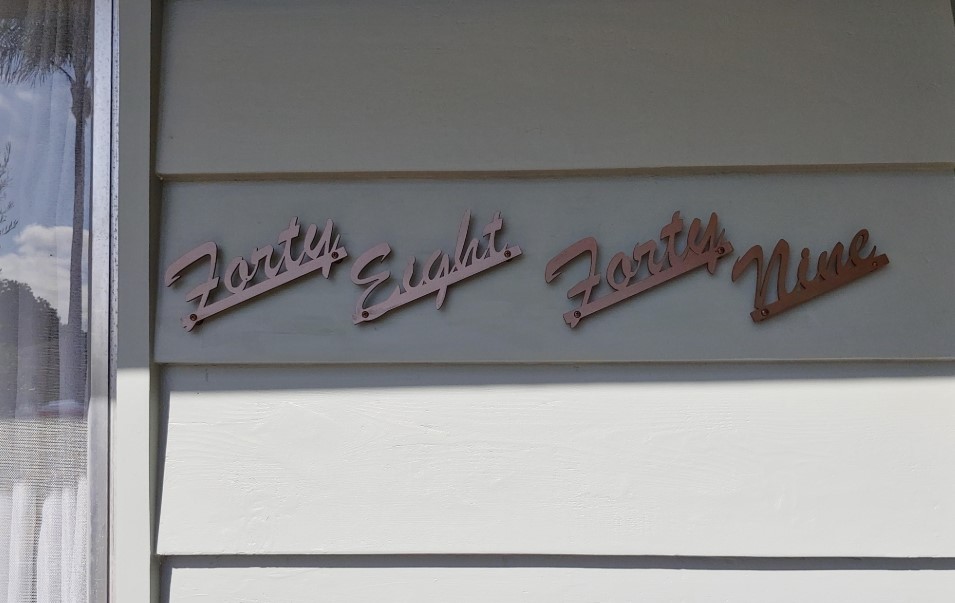 Individual Written House Number Spelled Out Word Address Numbers In