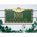Irish Claddagh Address Plaque