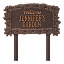 Ivy Trellis Welcome Garden Personalized Lawn Plaque