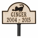 Kitty Cat Personalized Memorial Lawn Marker