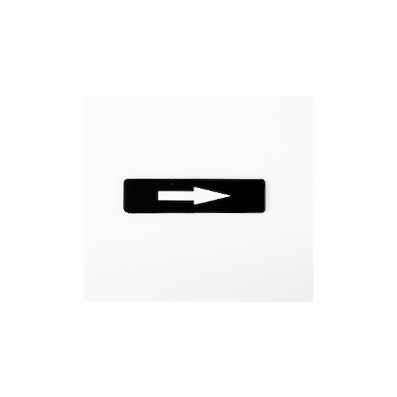 Small Label With Arrow