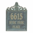 Pineapple Address Plaque For Wall or Optional Lawn Mount