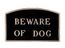 Large Beware Of Dog Sign