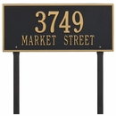 Large Address Sign With Garden Stakes