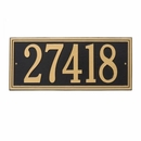 Large Aluminum Metal House Address Plaque - Choose Your Color