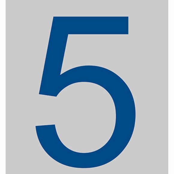 Large Blue House Numbers