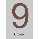 Large Brown House Address Numbers