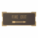 Large Custom Sign With Arrow - Fire Exit, Entrance, Elevator, Lobby, Parking Lot, Your Own Wording