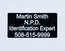 Custom Name Plate For Case and Box - Identification, Property Of, Contents Adhesive Label