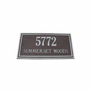 Large Rectangle Address Plaque
