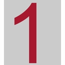 Large Red House Numbers